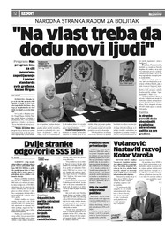 Dvije stranke odgovorile SSS BiH