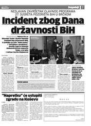 Incident zbog Dana državnosti BiH