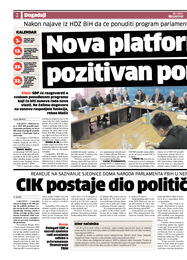 CIK postaje dio političke igre