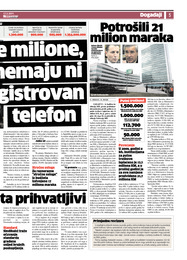 Potrošili 21 milion maraka