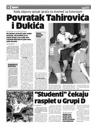 Studenti" čekaju rasplet u Grupi D