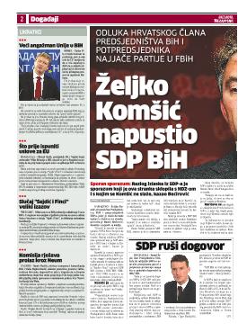 SDP ruši dogovor 