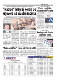 Natron" Maglaj korak do ugovora sa Austrijancima