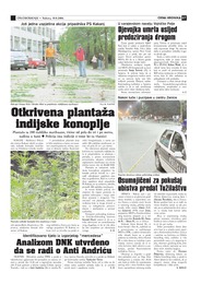 Otkrivena plantaža indijske konoplje