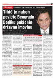 Tihić je nakon posjete Beogradu Dodiku poklonio državnu imovinu