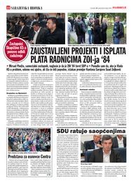 ZAUSTAVLJENI PROJEKTI I ISPLATA PLATA RADNICIMA ZOI-ja '84